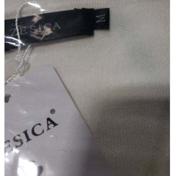 ZESICA Knit Two‑Piece Lounge Set – Sweater Top & Wide‑Leg Pants – M NWT - Picture 9 of 10